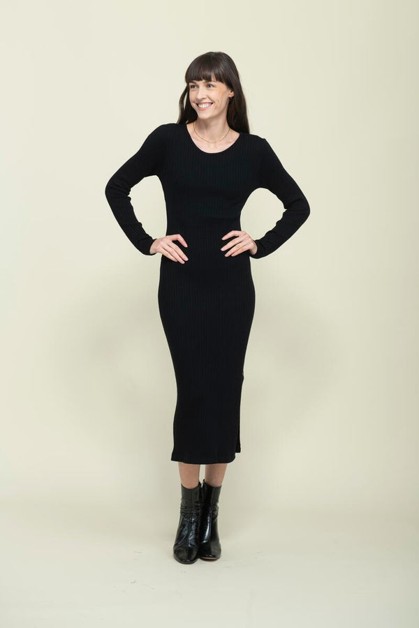 Lilly Rib Knit Dress - The Loop