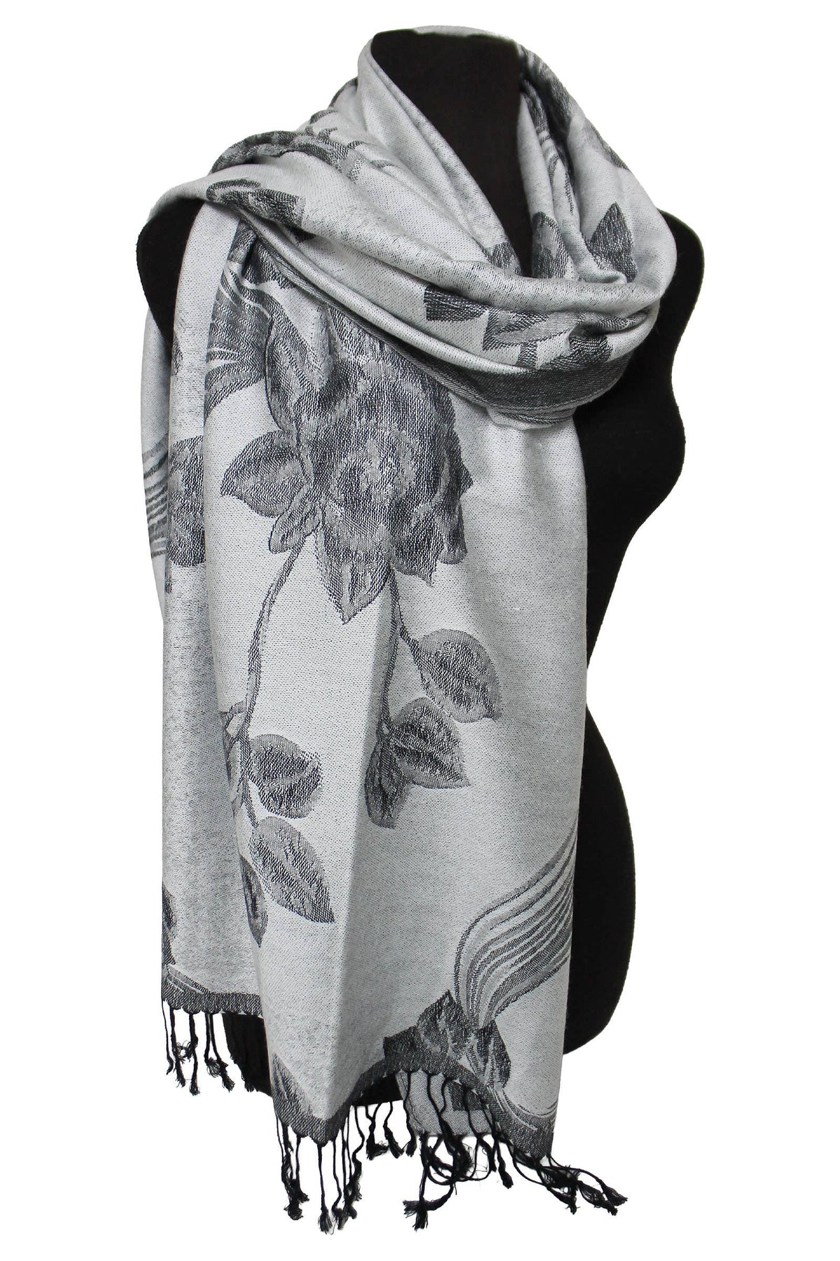 Rose Floral Pashmina