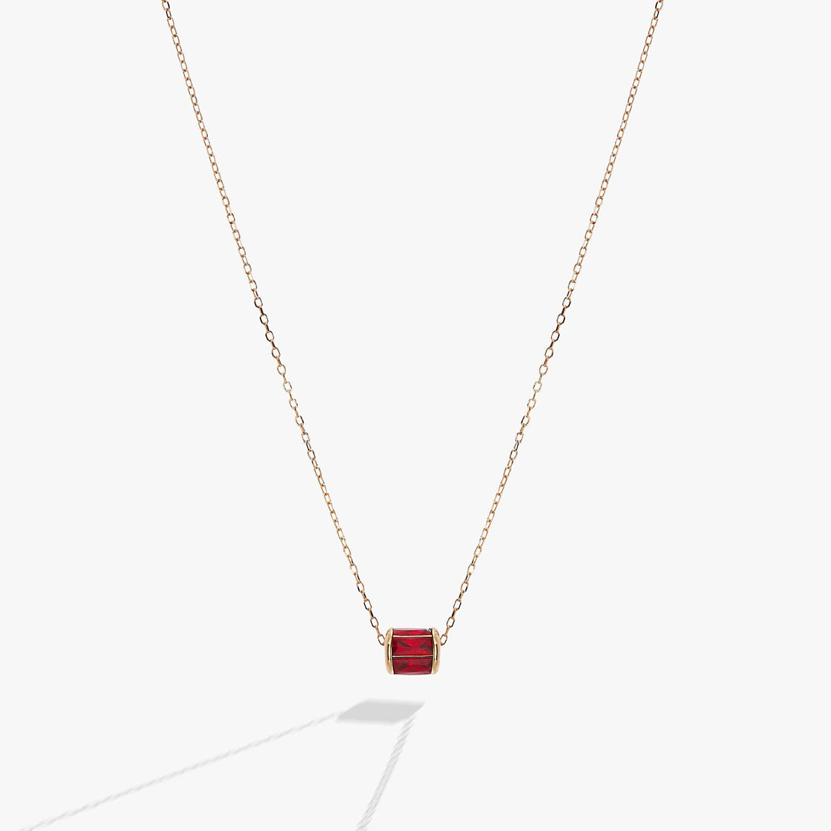 July Birthstone Precious Pendant Necklace