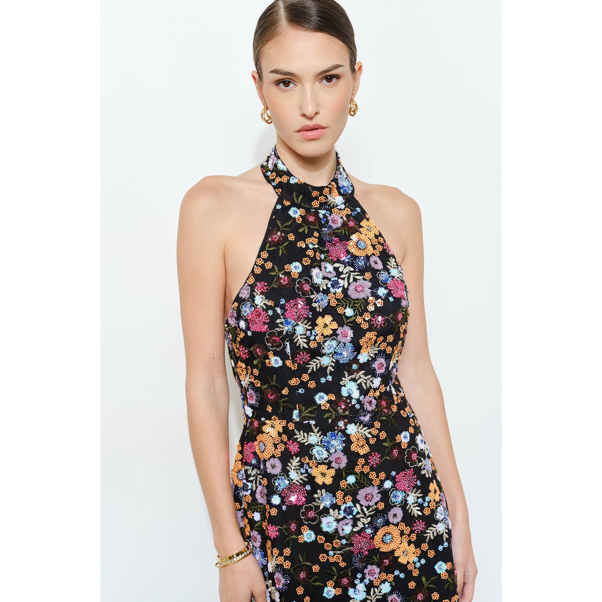Night Garden Sequin Dress