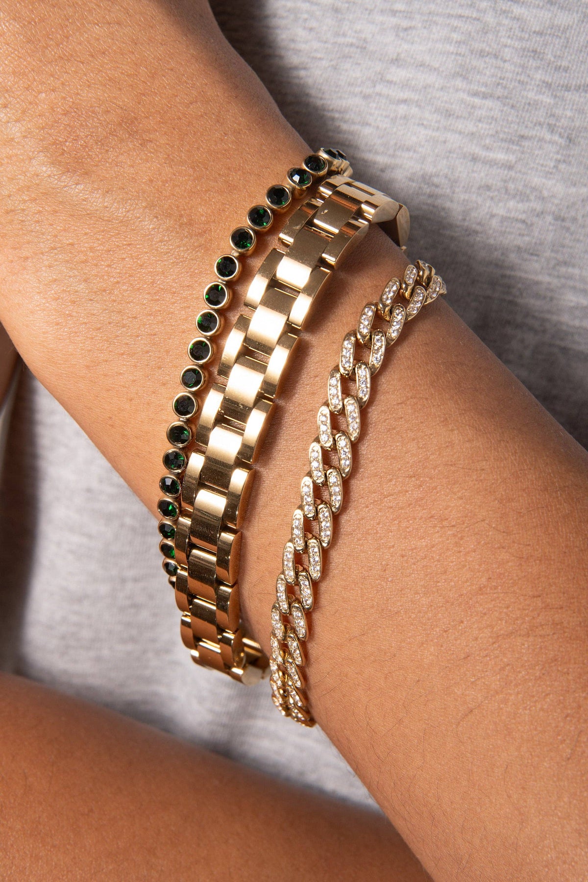 Bolo Crystal Tennis Bracelet