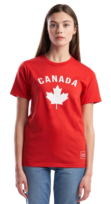 T-shirt Canada Noir B&C Homme - Neuf Avec étiquettes