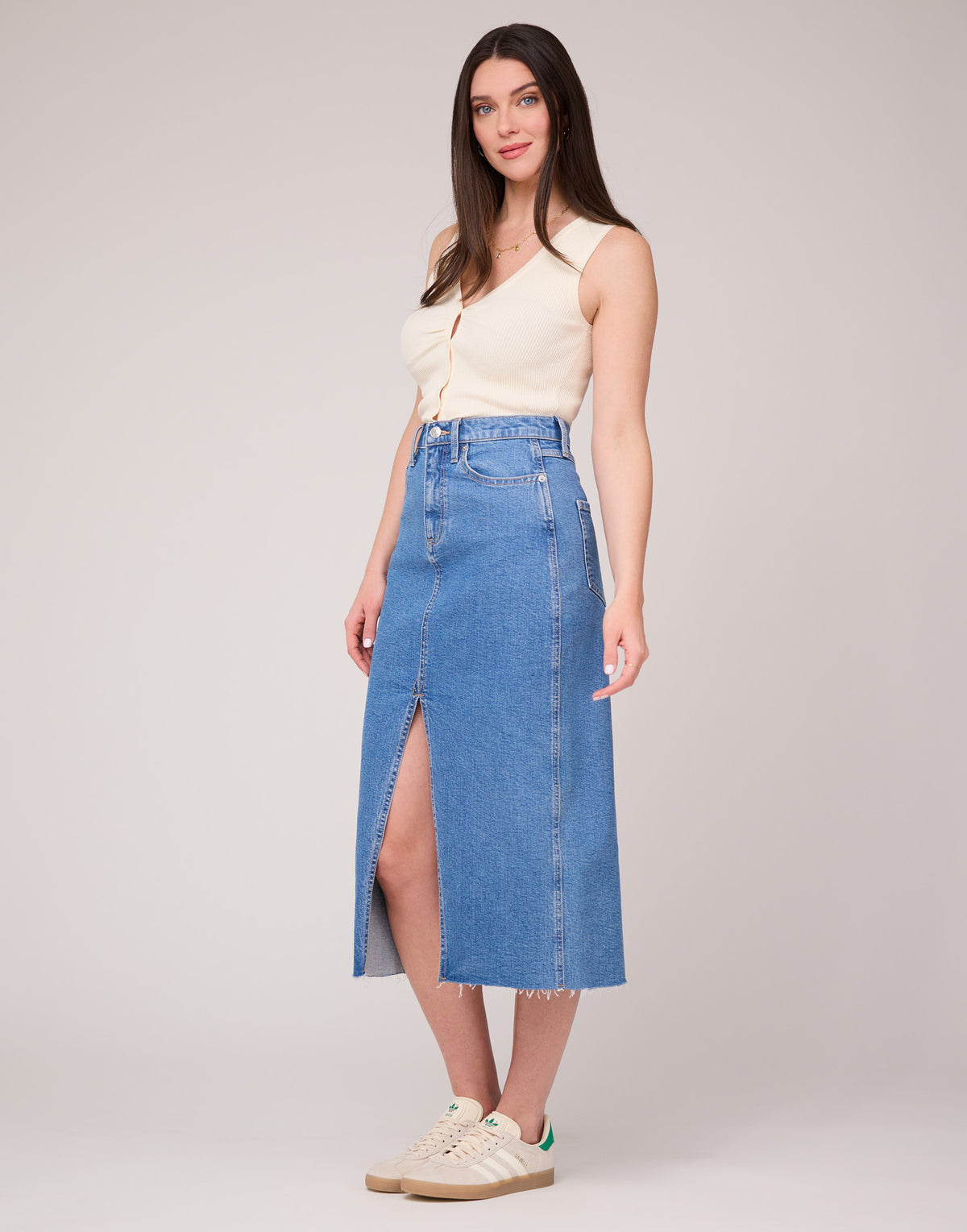 Yoga Jean Skirt - Lake Blue