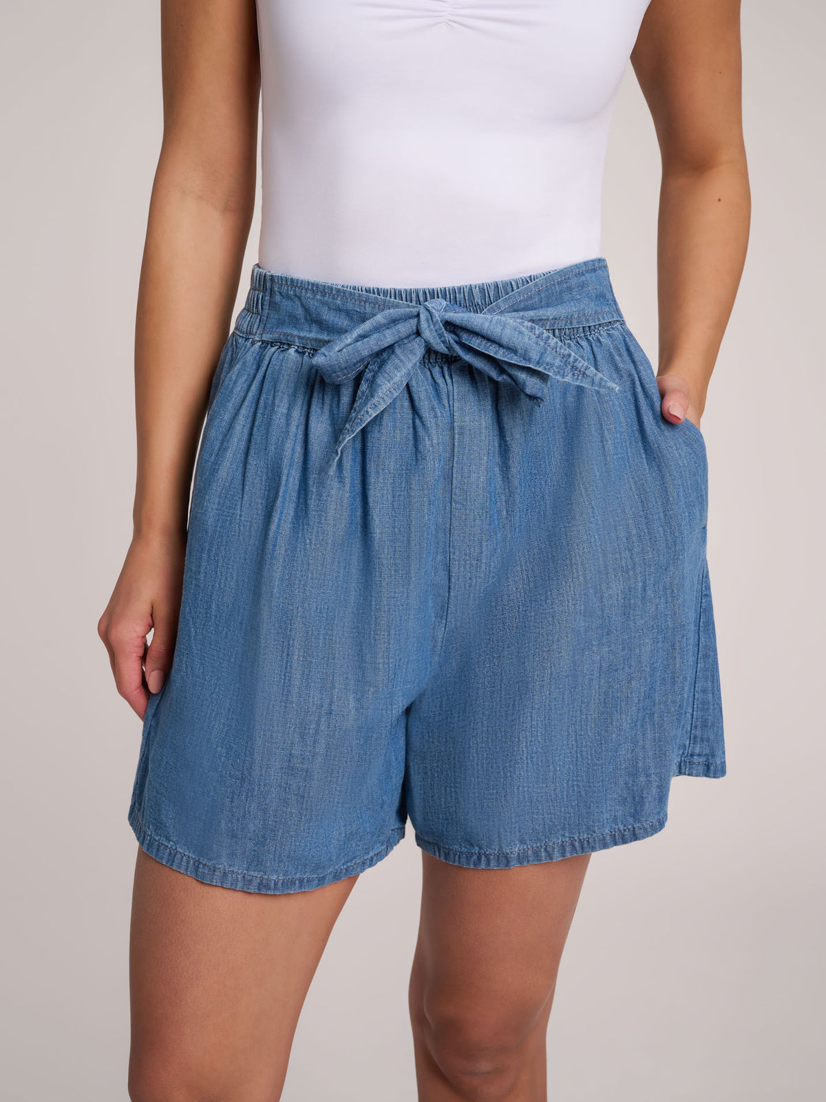 Yoga Jean Shorts - Pansy