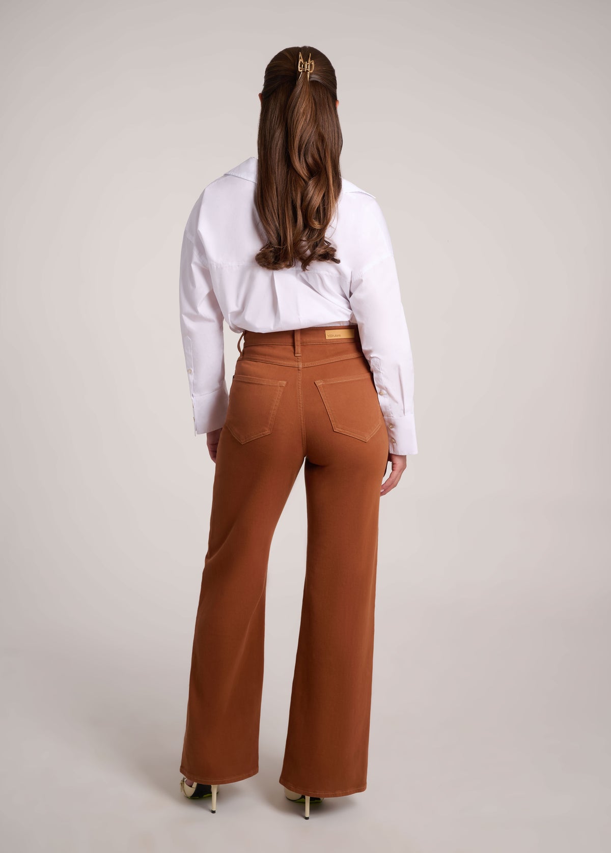 Lily Wide Leg - Aurora Brown