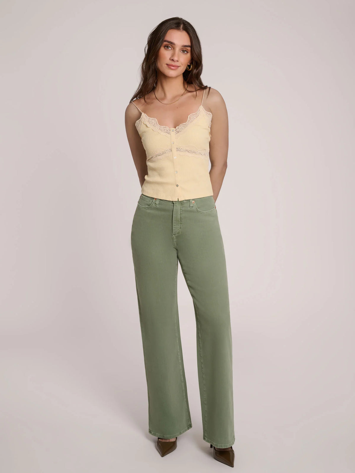 Lily Wide Leg - Beach Grass