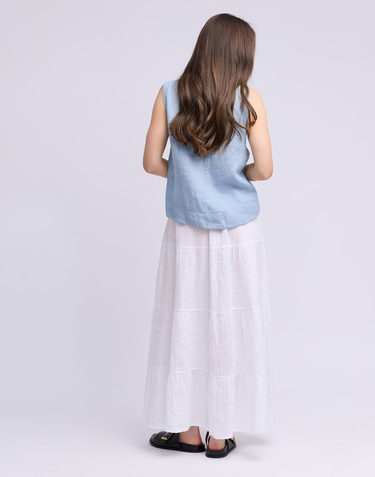Francesca Linen Tank