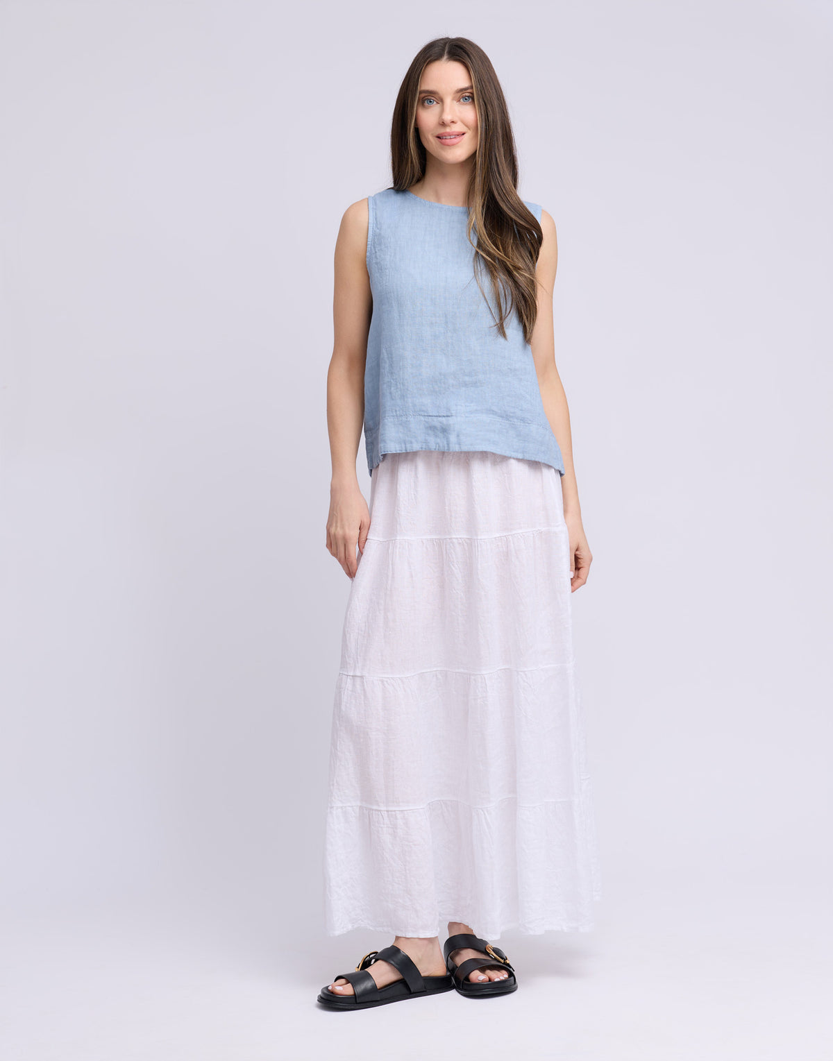 Francesca Linen Tank