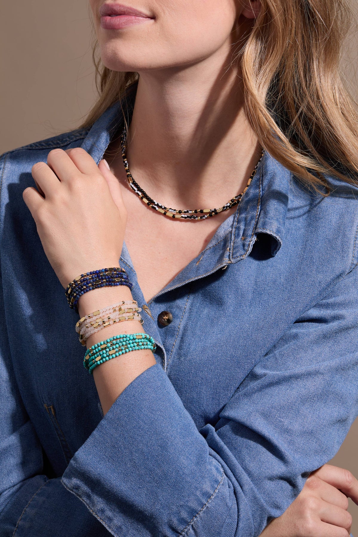 &#39;Ride Or Die&#39; Morse Code Convertible Bracelet/Necklace