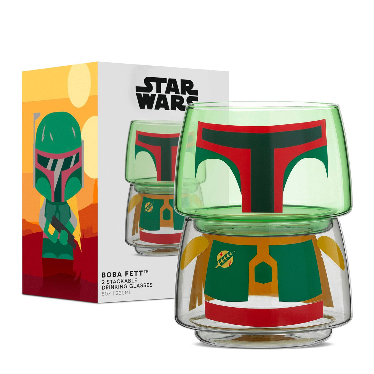 Star Wars™ Character Collection Boba Fett Stackable Glasses