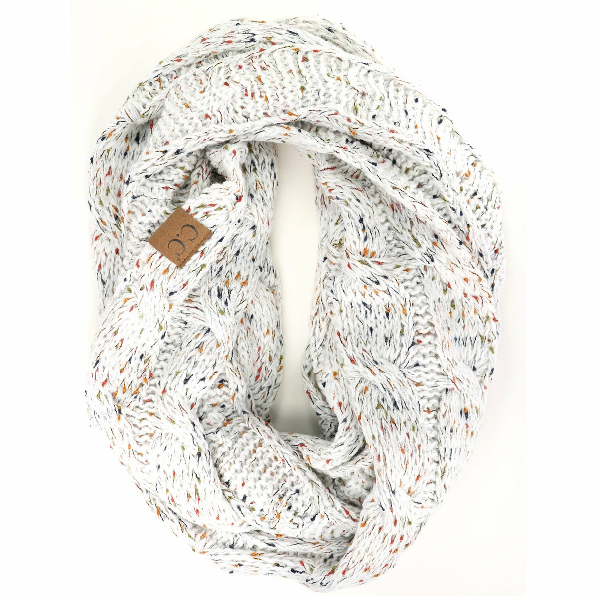 Flecked CC Infinity Scarf SF33