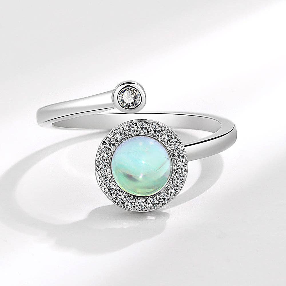Moonstone Fidget Ring