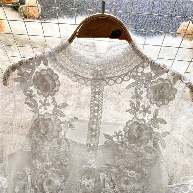 Lantern Sleeve Top