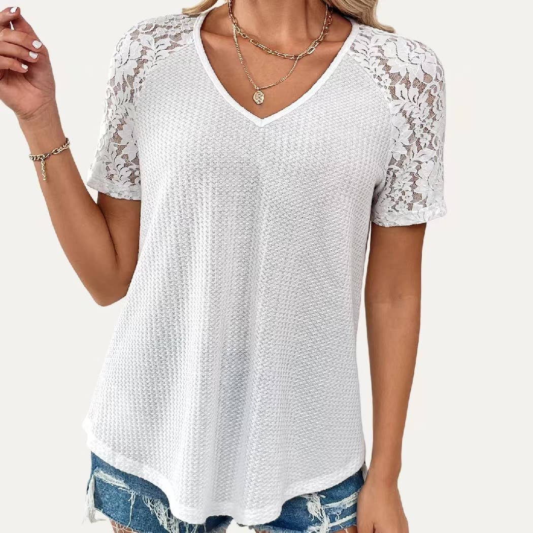 2点SET elchele/エルチェレ LACE UNIVERSAL TEE 2点SET elchele/エルチェレ LACE UNIVERSAL TEE ELCHELE