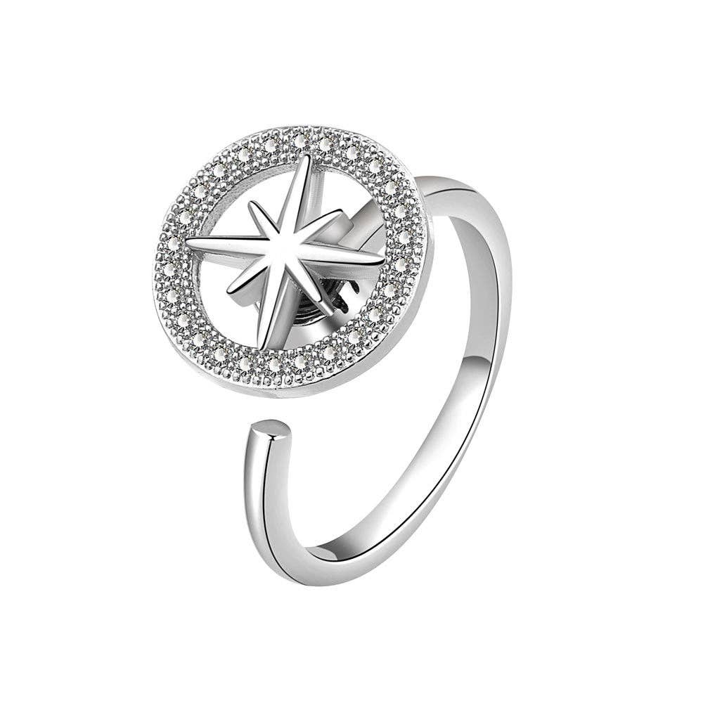 Gold Star Fidget Ring