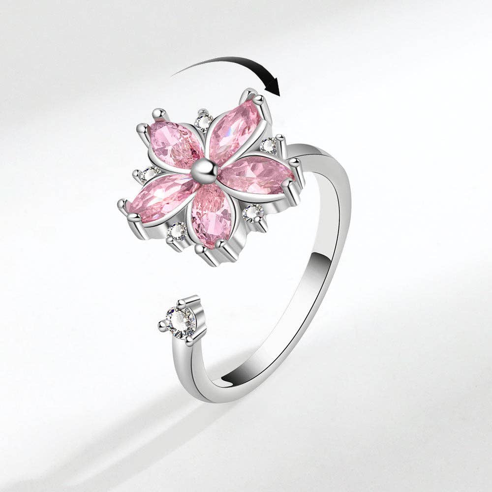 Cherry Blossom Fidget Ring