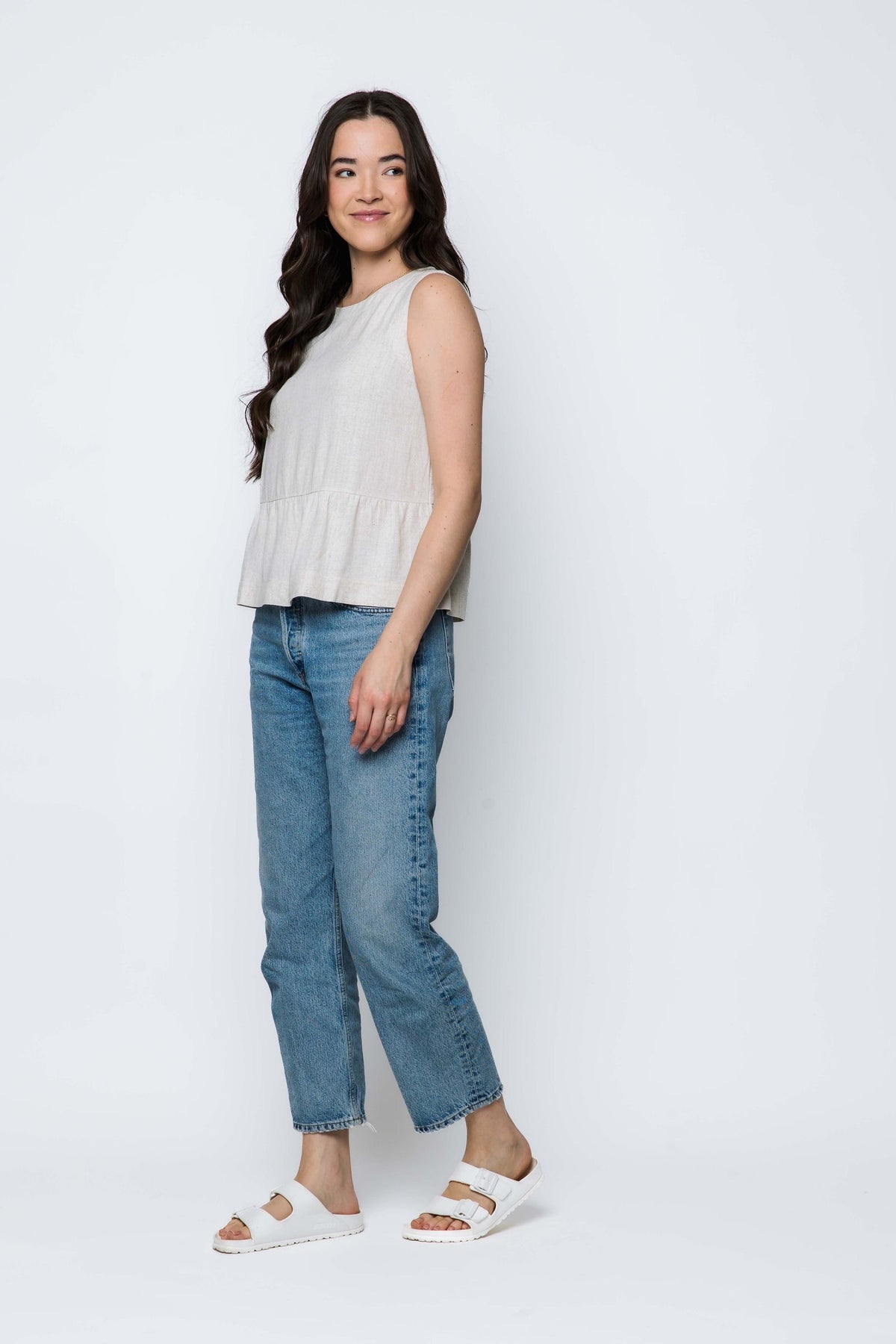 Poppy Peplum Top
