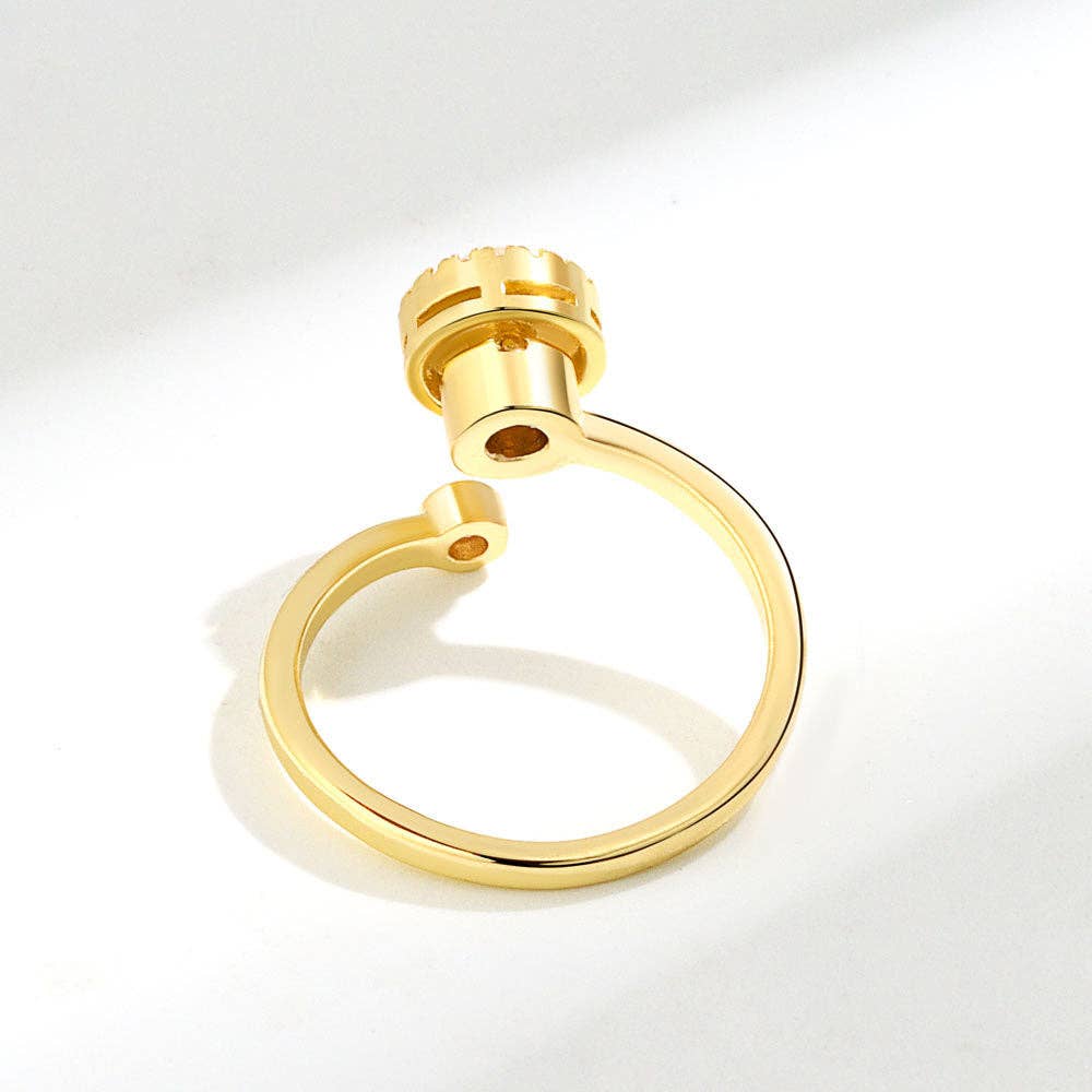 Opal Anxiety Fidget Ring