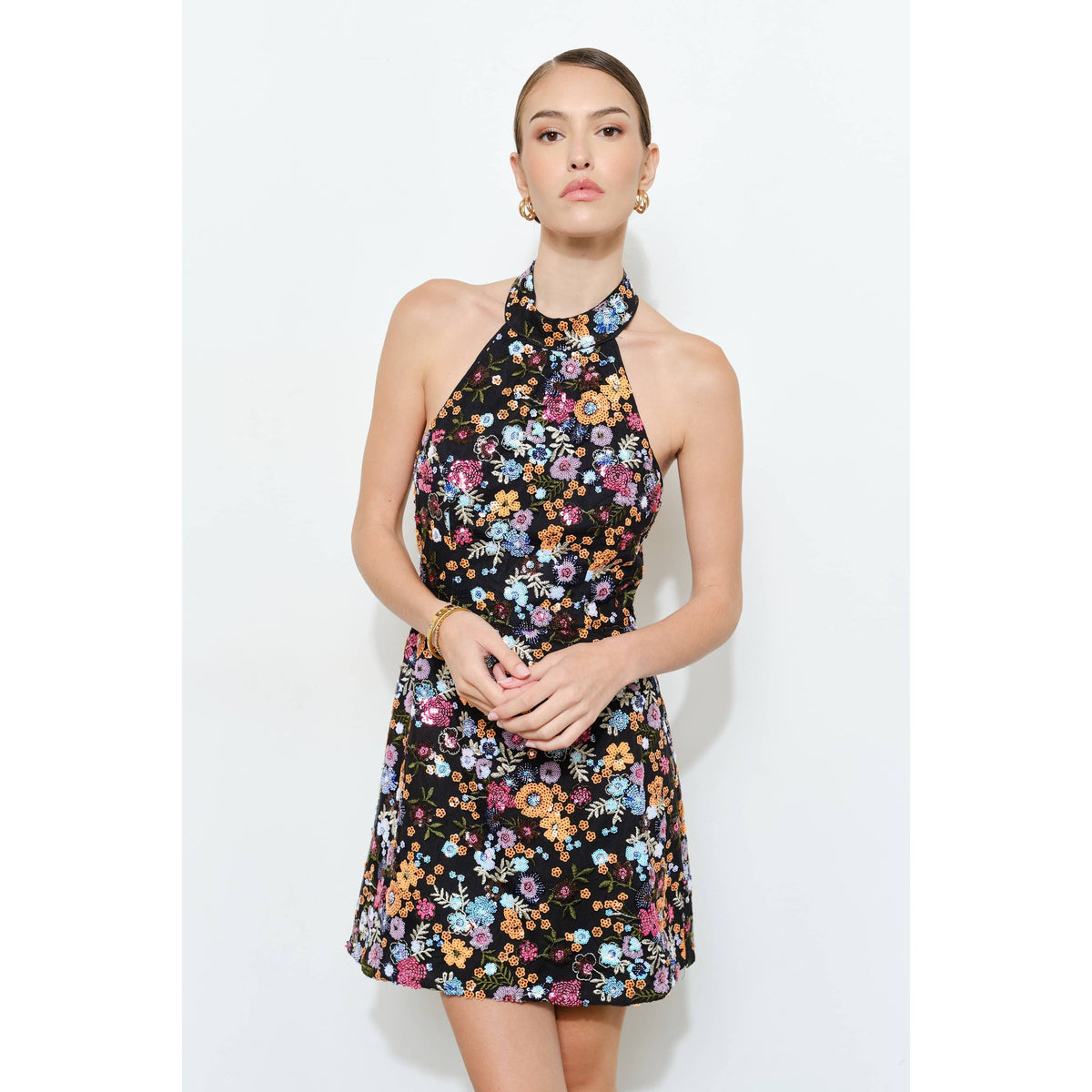 Night Garden Sequin Dress