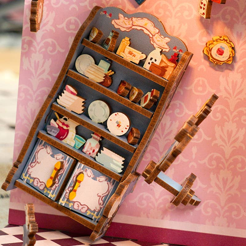DIY Miniature House Book Nook Kit: Alice&#39;s Adventure