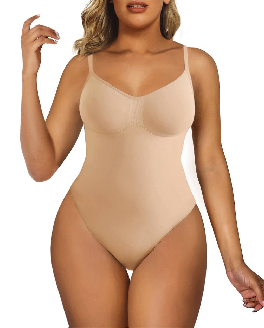 SHAPERX Tummy Control Shapewear Butt Lift Seamless Bodysuit The Loop