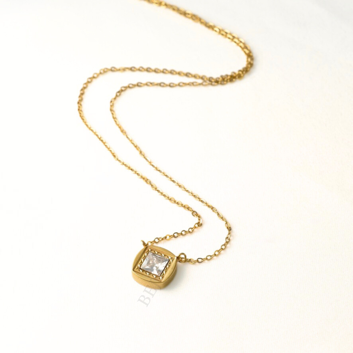 Oval Crystal Necklace