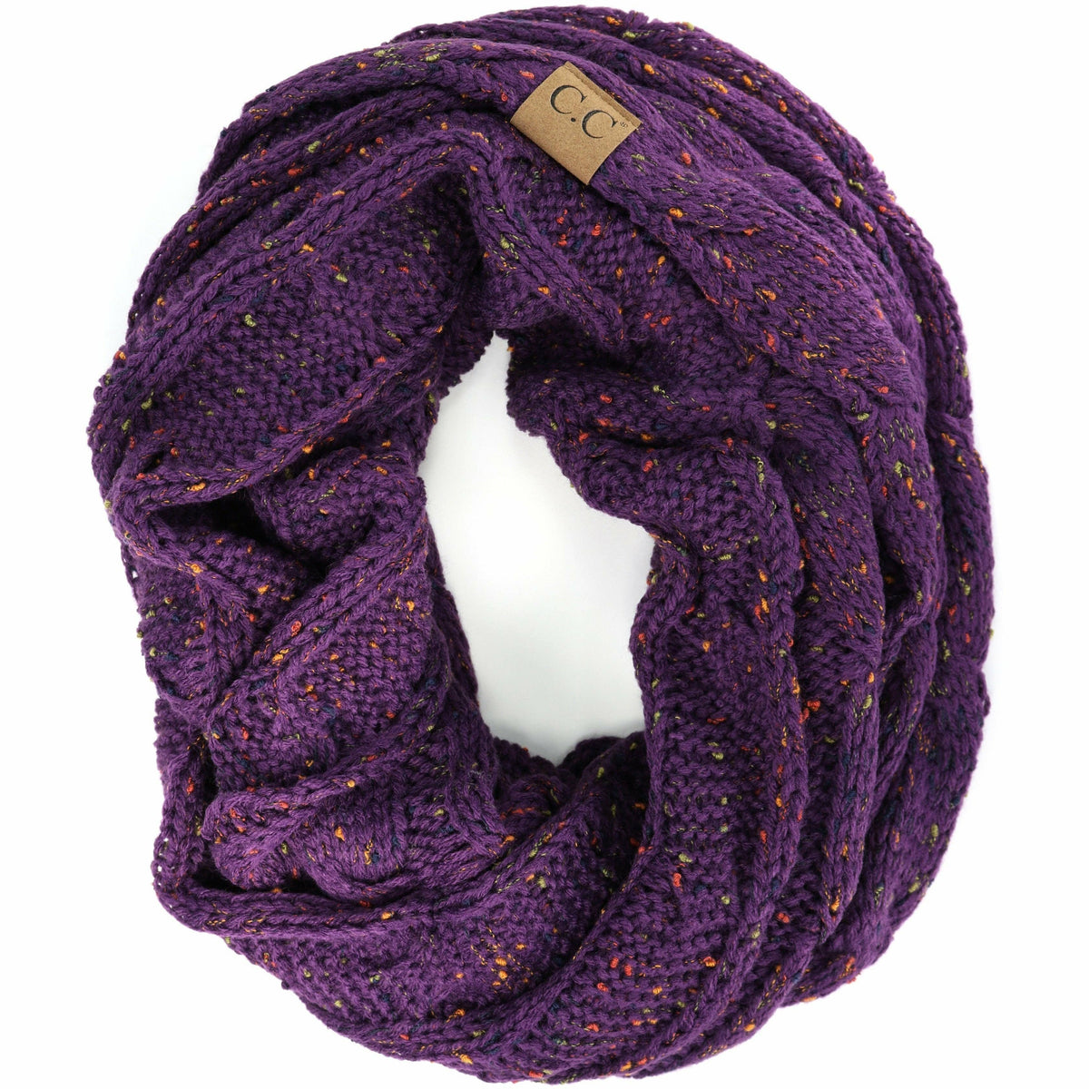 Flecked CC Infinity Scarf SF33