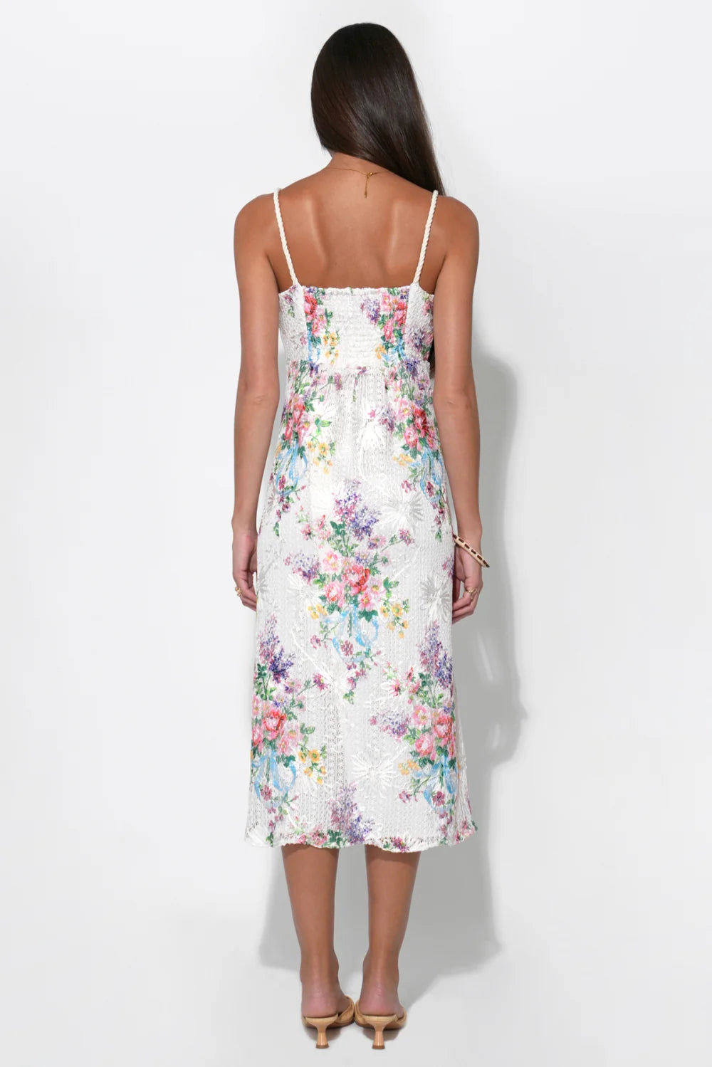 Natalia Crochet Midi Dress