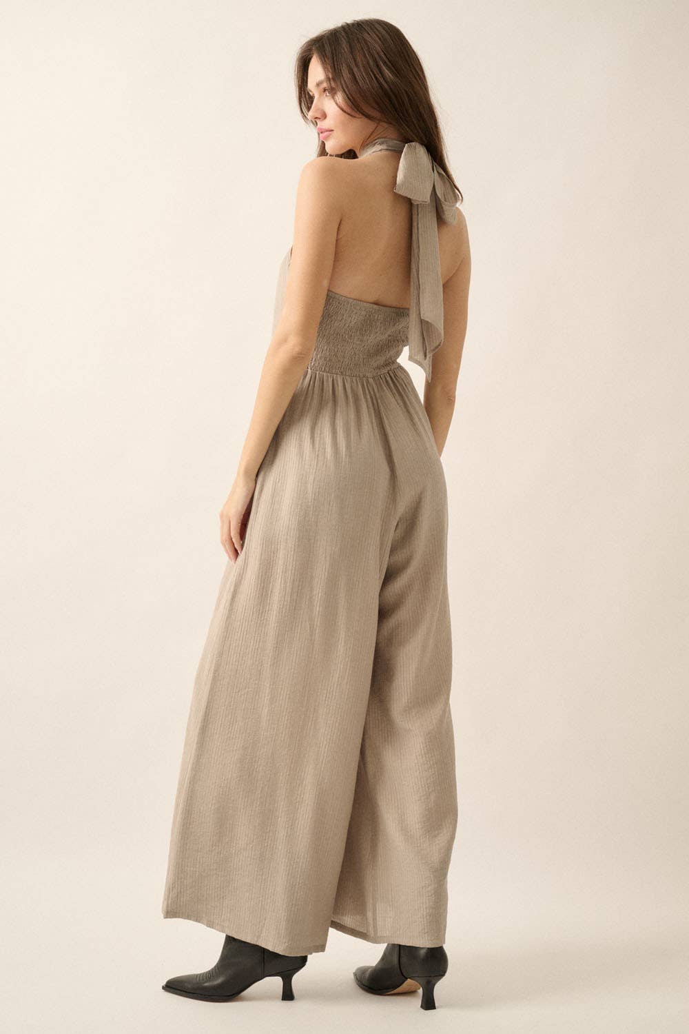 Convertible Halter Jumpsuit