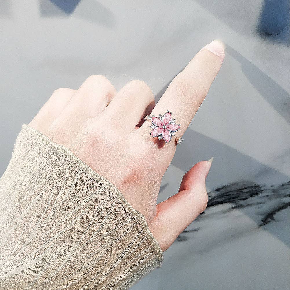 Cherry Blossom Fidget Ring