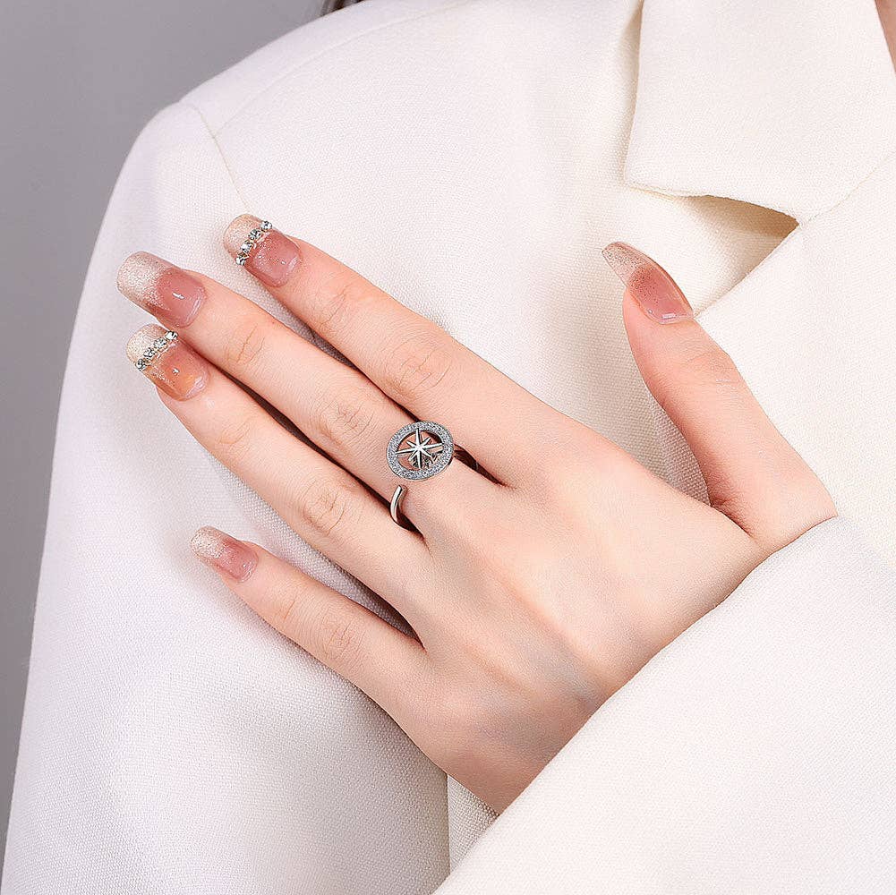 Gold Star Fidget Ring