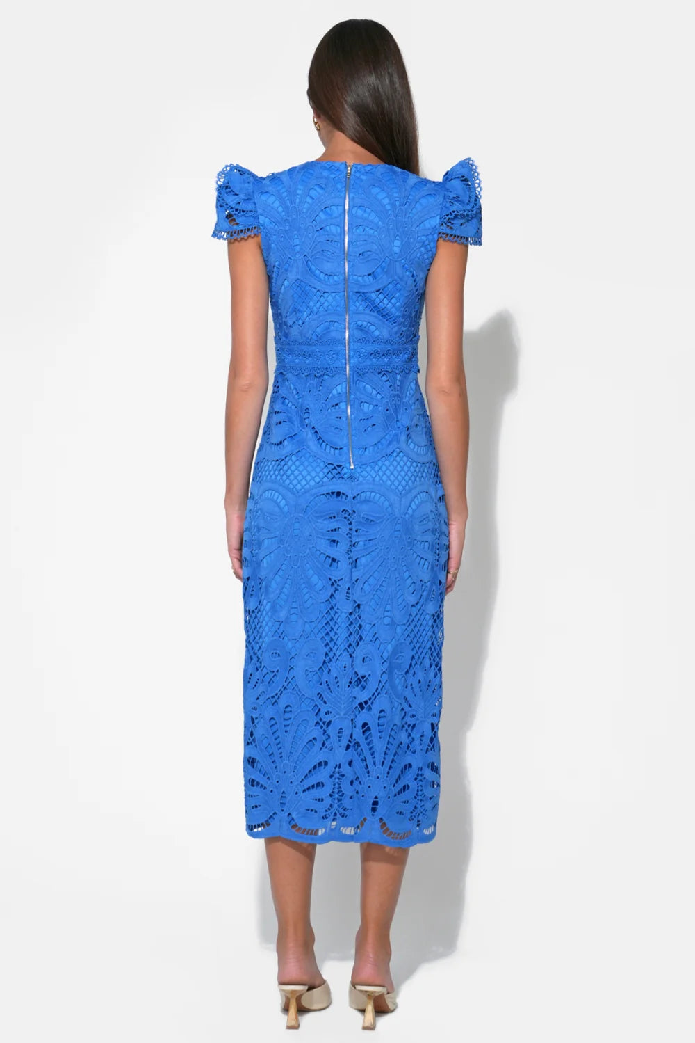 Daisy Lace Midi Dress