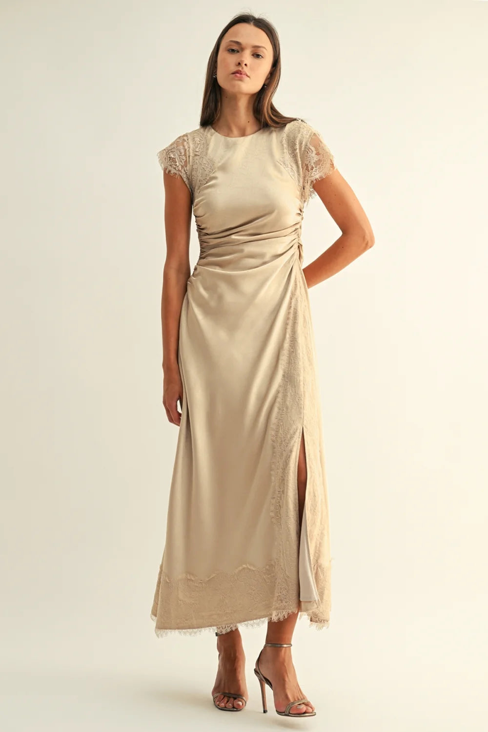 Camila Lace Contrast Dress