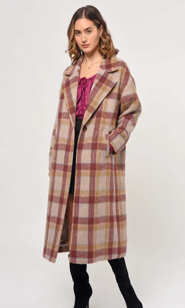 Bryce Plaid Coat - The Loop
