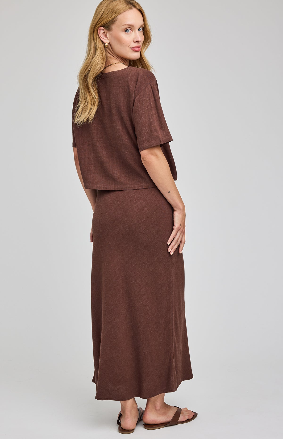 Cassia Linen Skirt