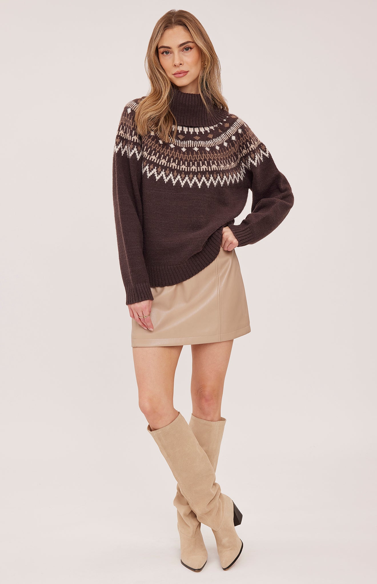 Chrissy Vegan Leather Mini Skirt