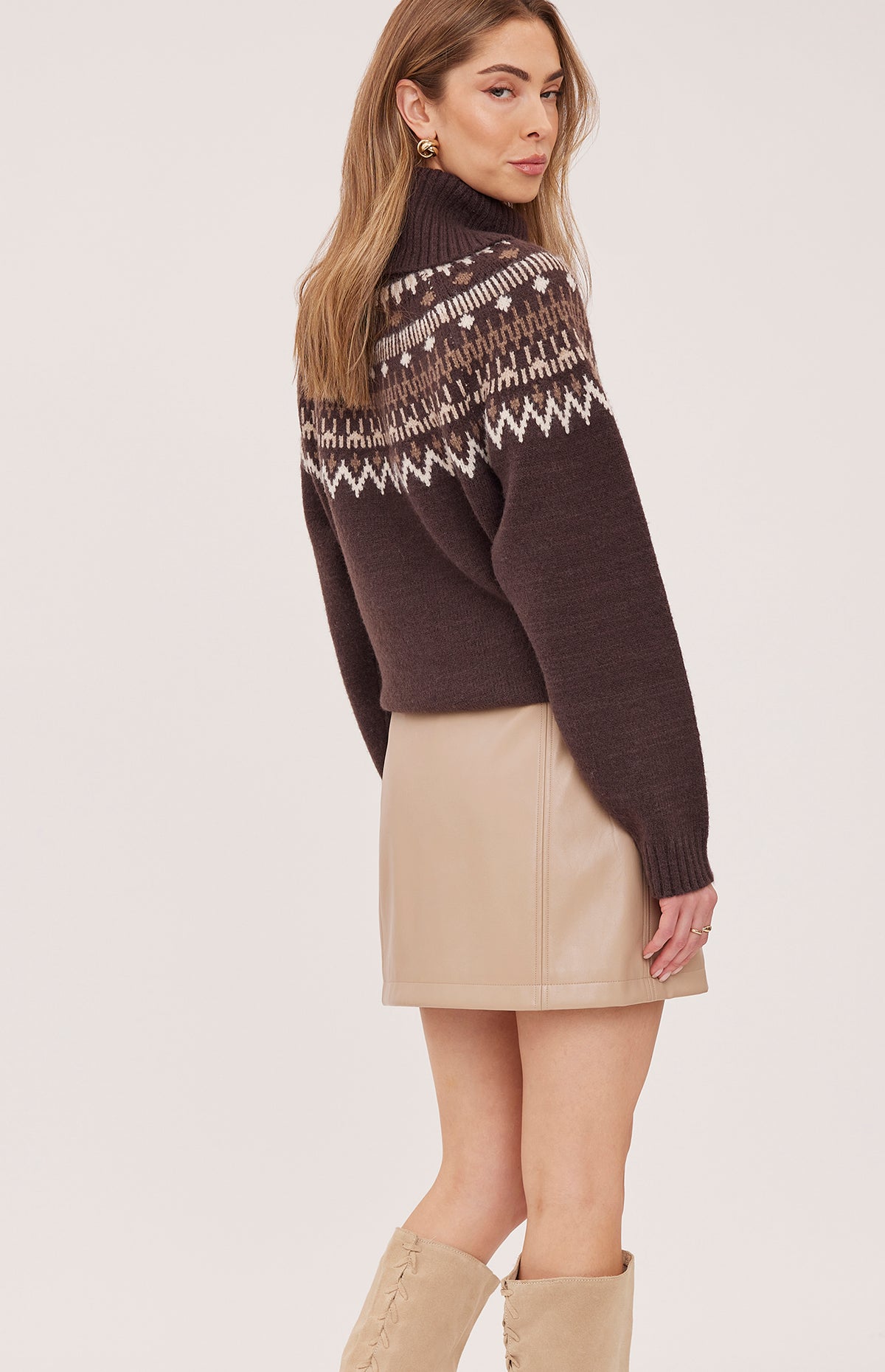 Chrissy Vegan Leather Mini Skirt