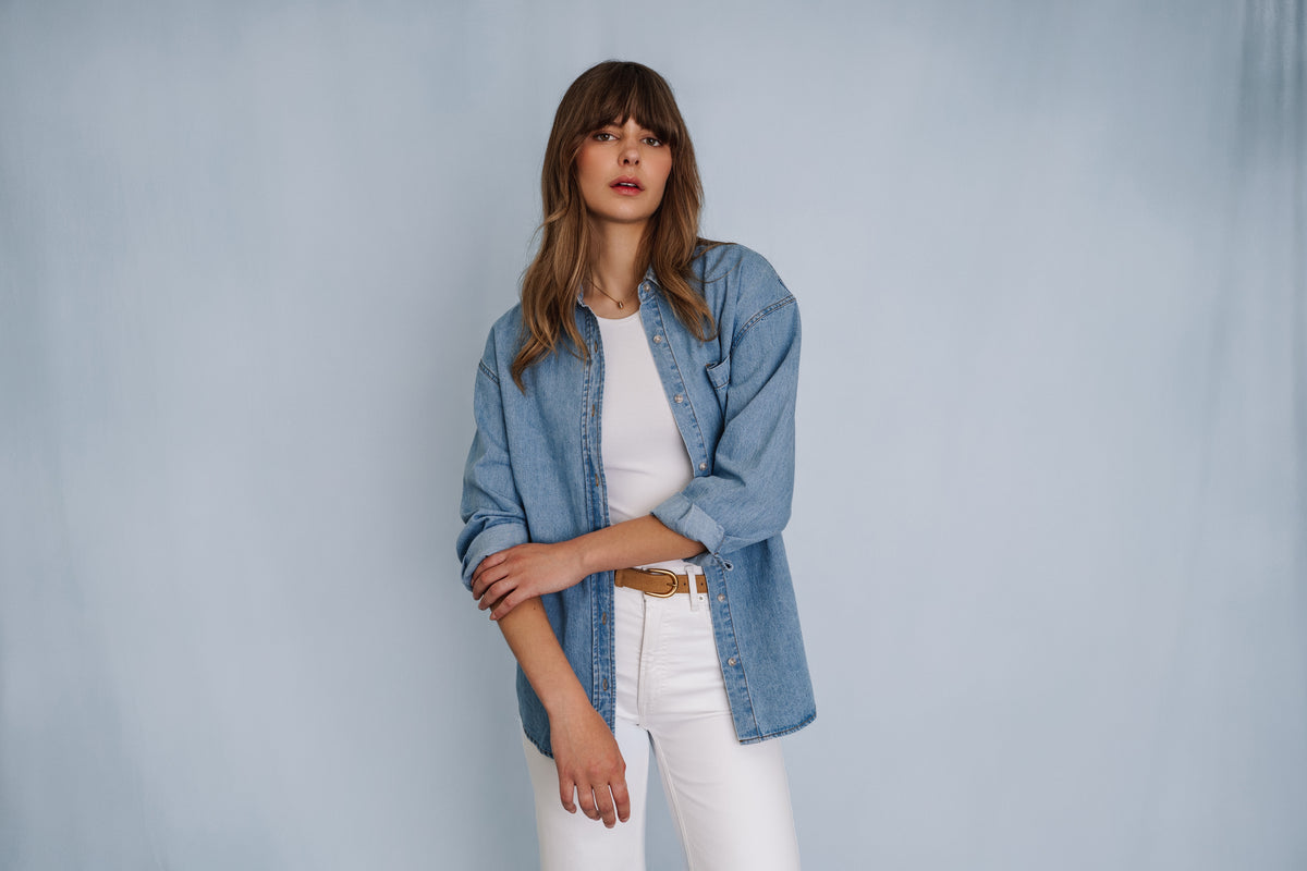 Whitney Denim Button Down
