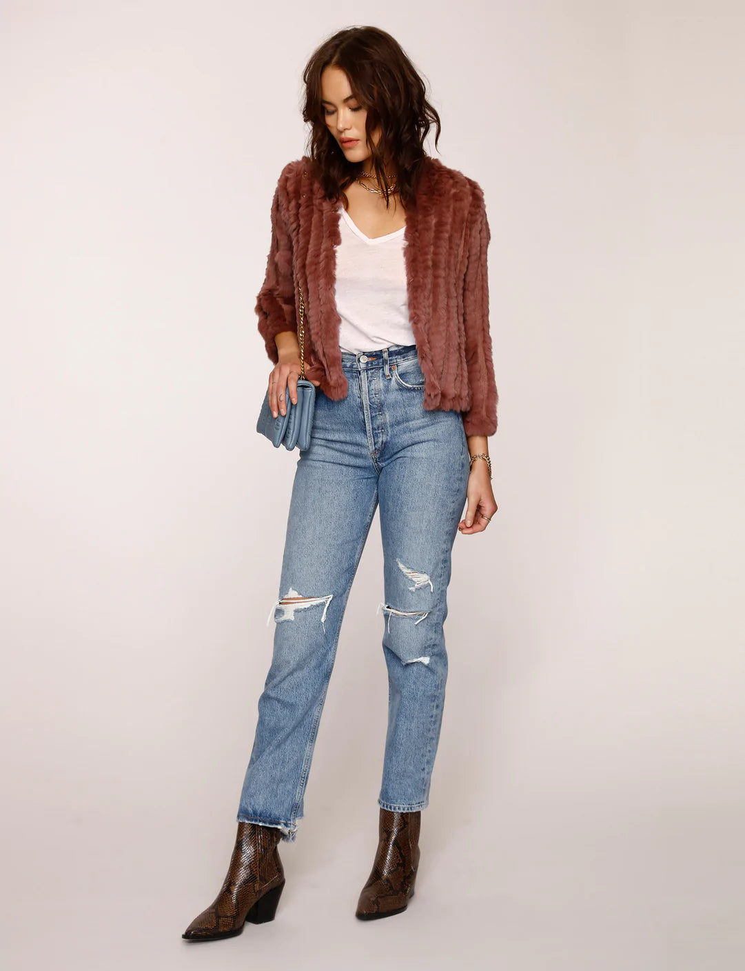 Heartloom rosa fur clearance jacket