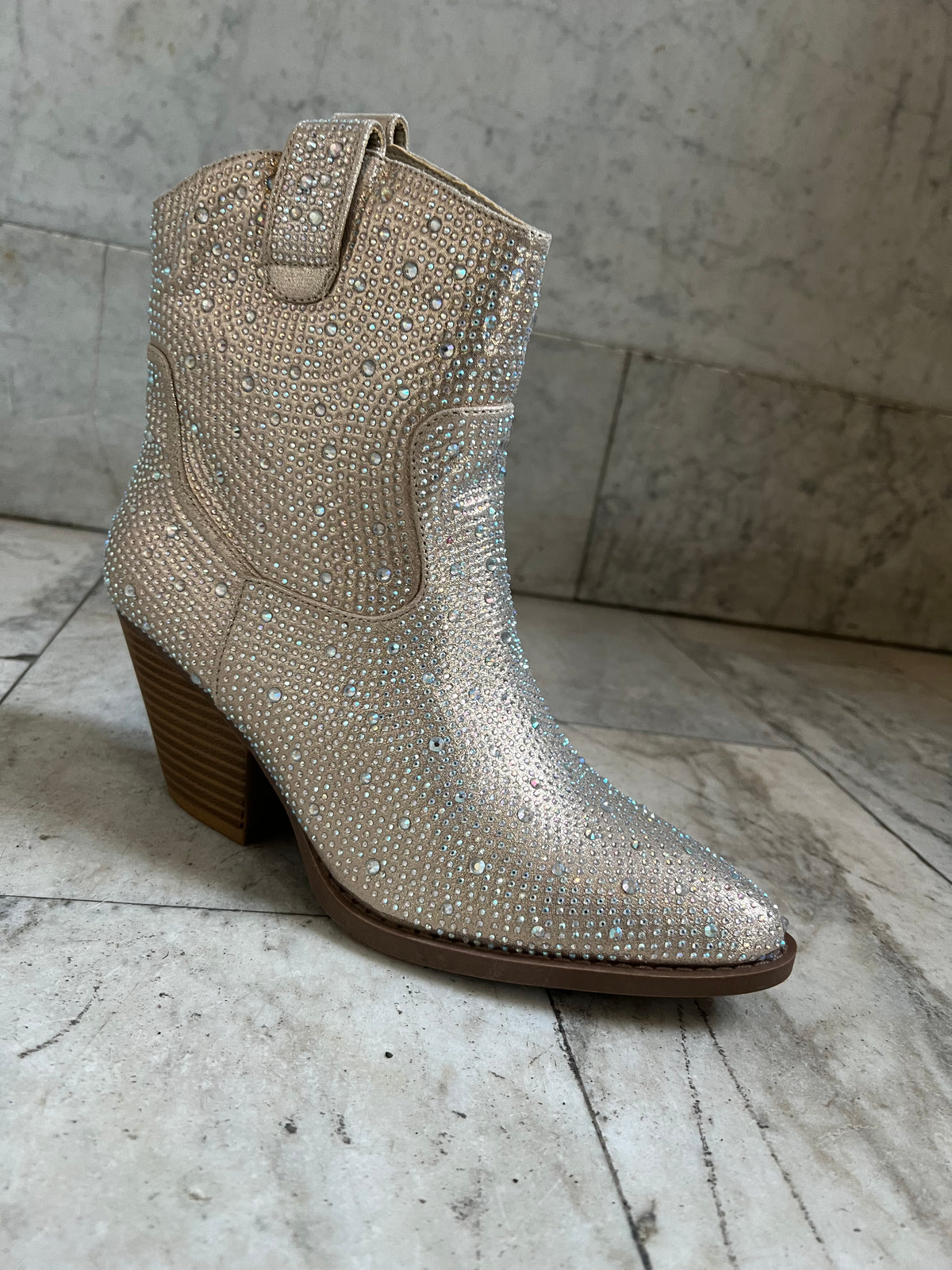 Bedazzled Ankle Boot