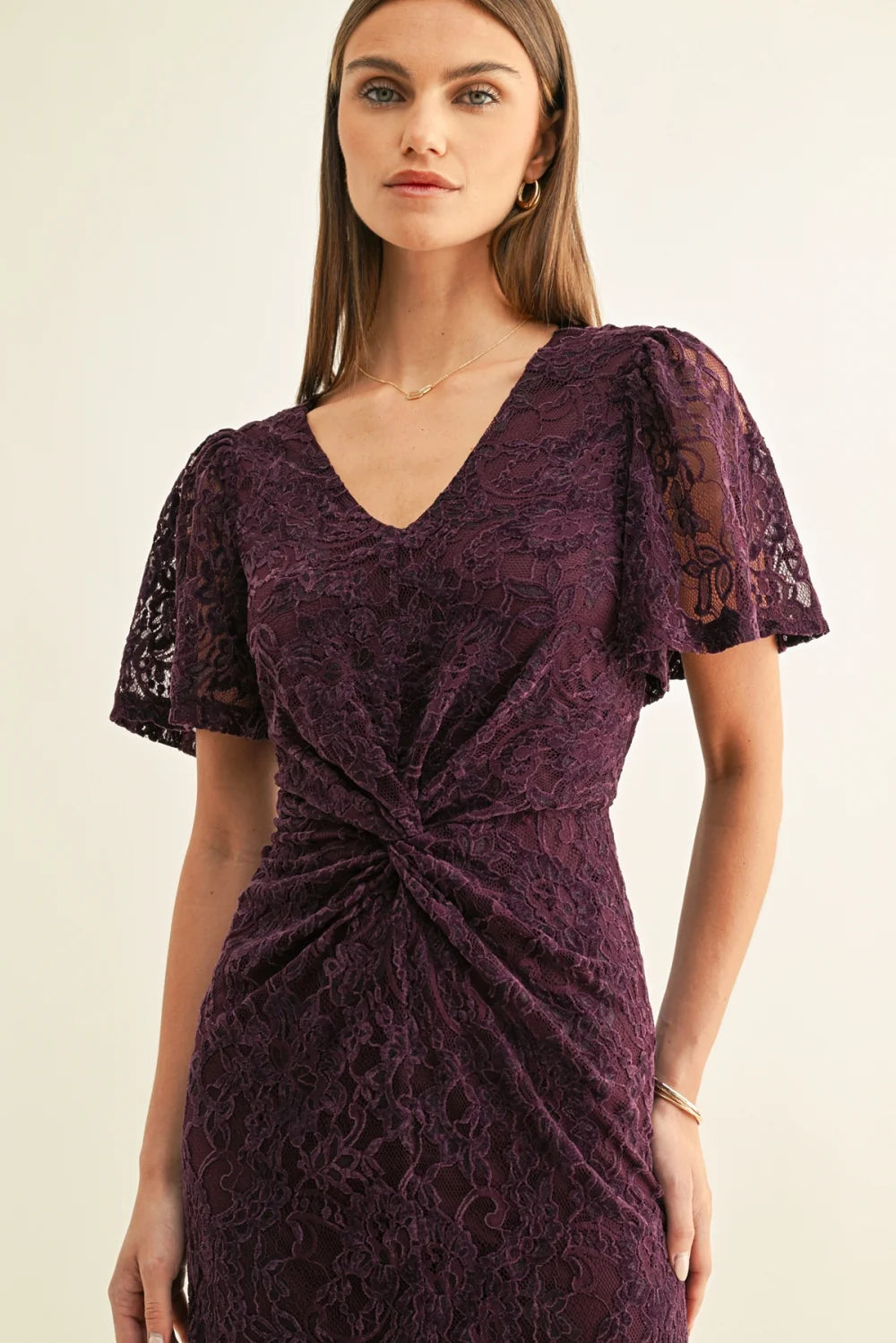 Olivia Twist Front Dress
