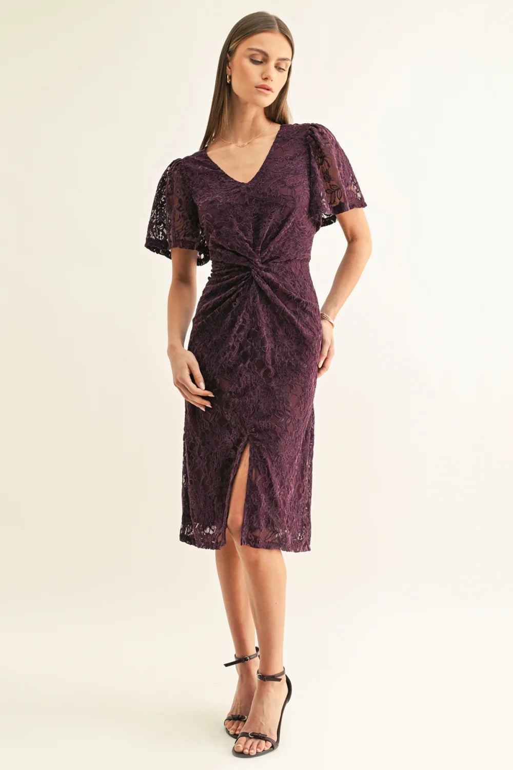 Olivia Twist Front Dress