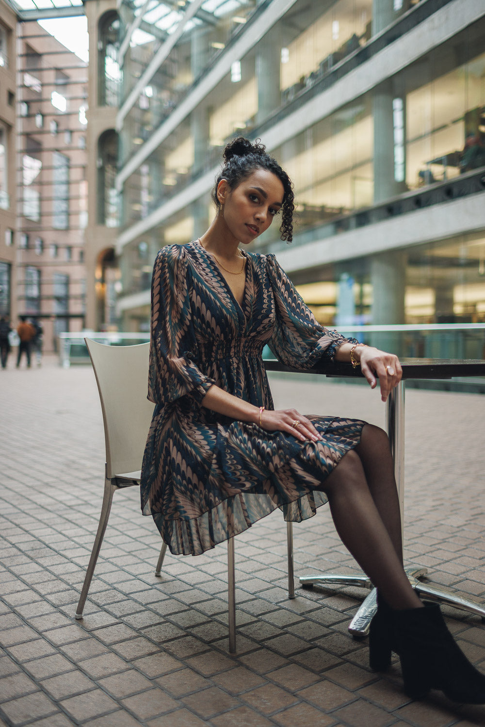 ワンピース Paddington Long Dress herlipto Paddington Long Dress