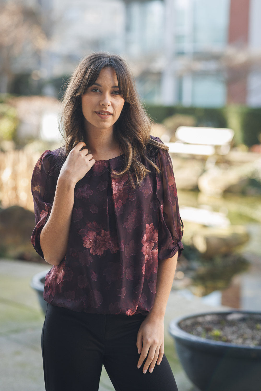 Plum Blouse