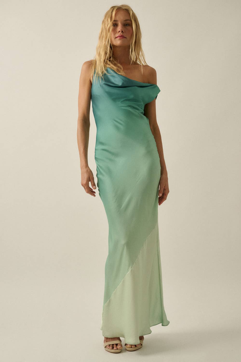 Laura Ombre Satin Dress