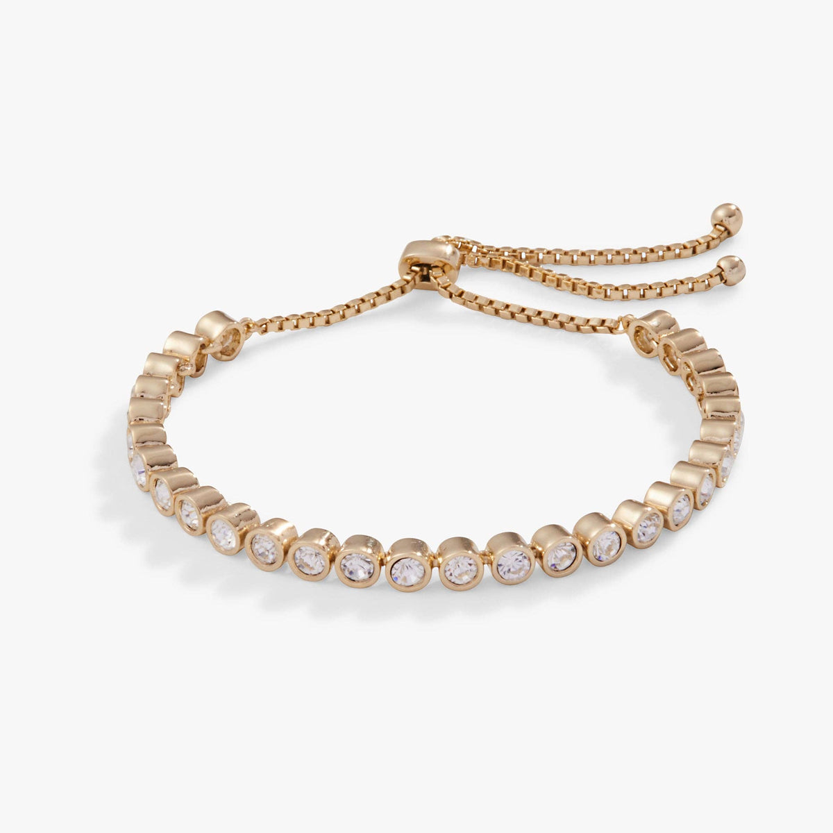 Bolo Tennis Bracelet, Crystal