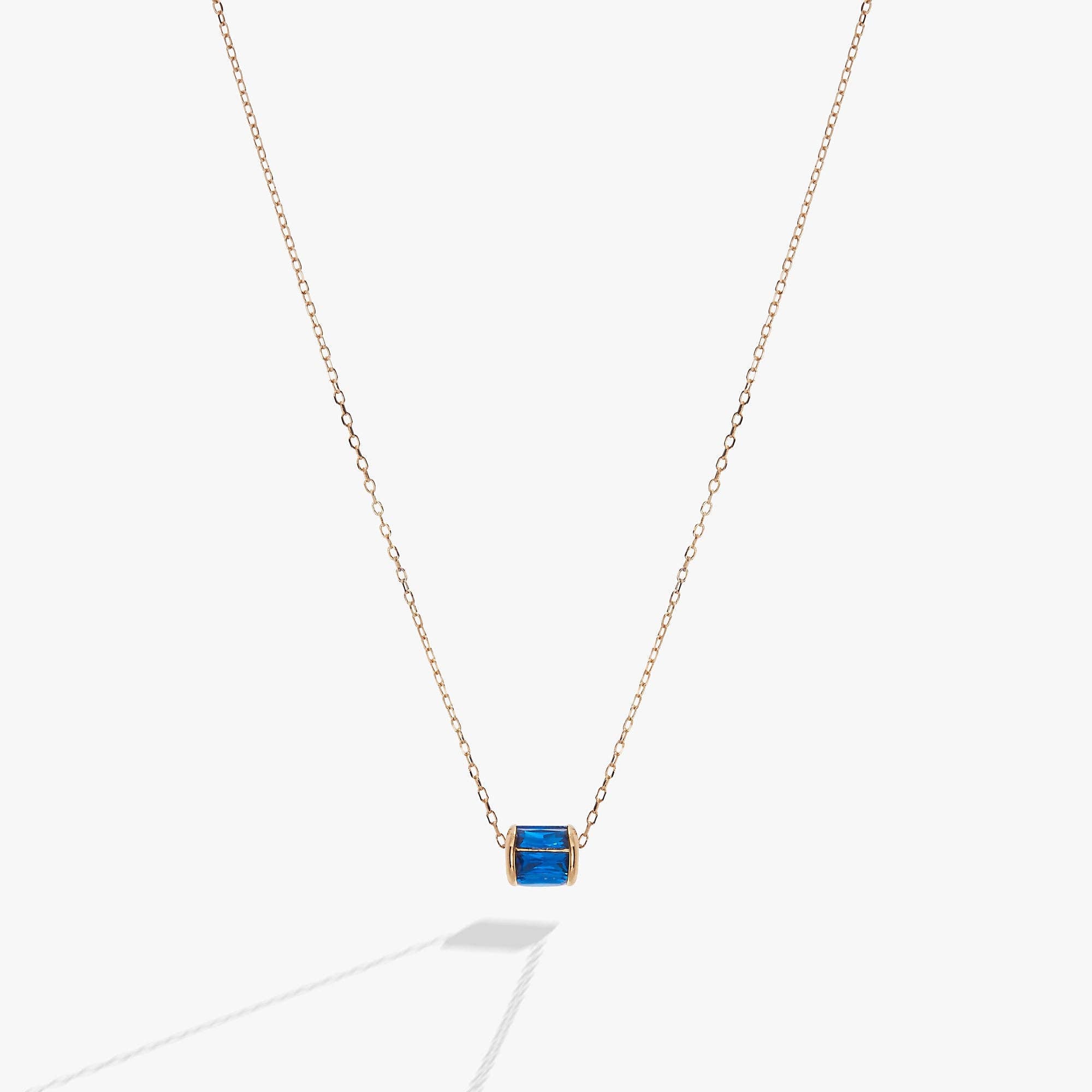 September Birthstone Precious Pendant Necklace