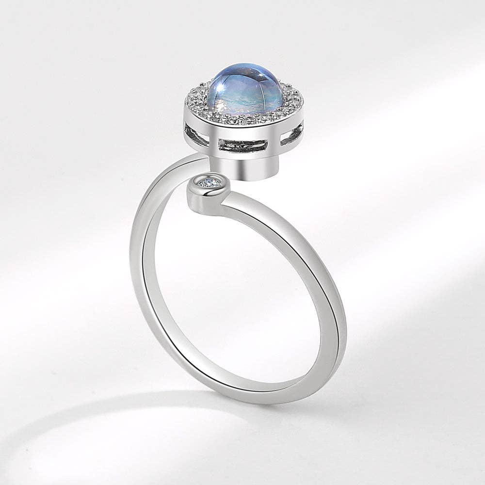 Moonstone Fidget Ring