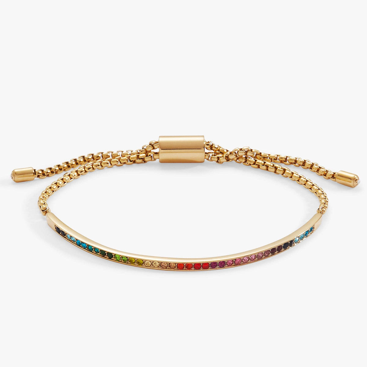 Rainbow Ombre Pave Bolo