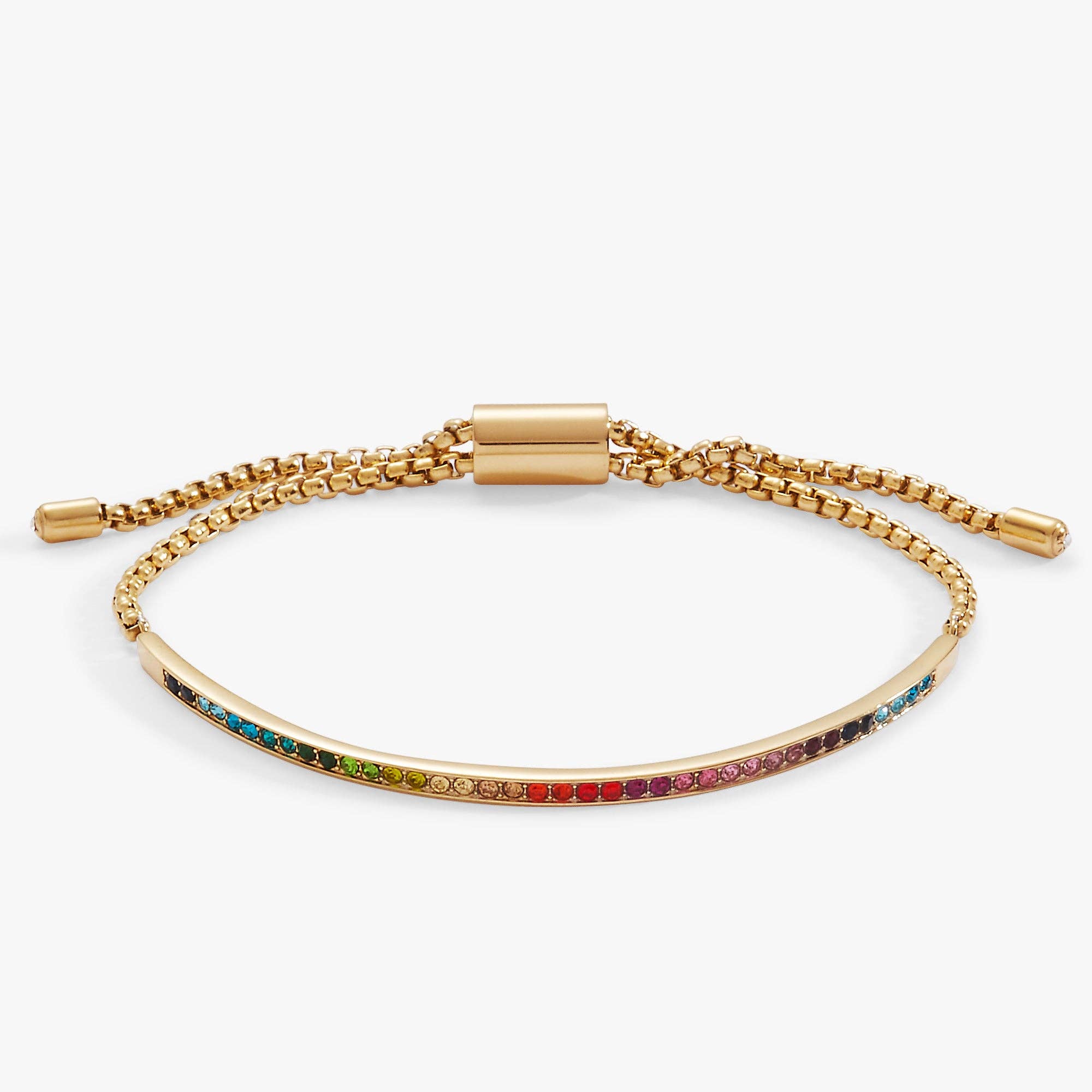 Rainbow Ombre Pave Bolo